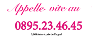 Numéro téléphone rose